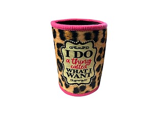 What I Want Rhinestone Premium Insulated Neoprene Can Cooler