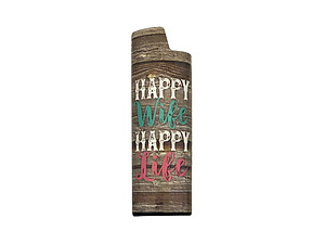Happy Wife Country Thang Epoxy Metal Lighter Case