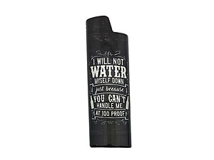 Water Myself Down Country Thang Epoxy Metal Lighter Case
