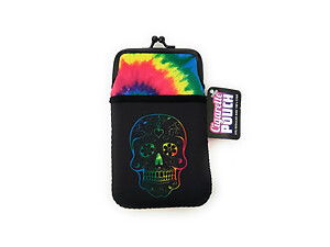 Colorful & Fun Neoprene Cigarette Pouch with Snap Clasp Closure