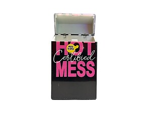 Colorful Plastic Design Cigarette Hard Case Pack Holder Fits 100's