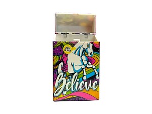 Colorful Plastic Design Cigarette Hard Case Pack Holder Fits 100's