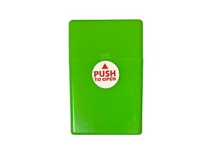 Green Neon Glow In The Dark Cigarette Hard Case Pack Holder Fits Kings