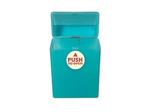 Blue Neon Glow In The Dark Cigarette Hard Case Pack Holder Fits Kings