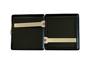Engraved Wood Double Sided Wallet or Cigarette Case for Kings