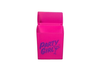 Party Girl Colorful & Fun Silicone Cigarette Case Fits Kings