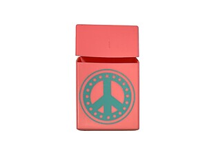 Peace Sign Colorful & Fun Silicone Cigarette Case Fits Kings