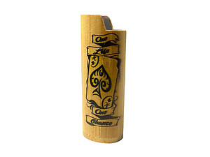 Wood Print Design Lighter Case Cover Holder Fits Bic Lighters