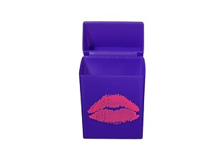 Lips Colorful & Fun Silicone Cigarette Case Fits Kings
