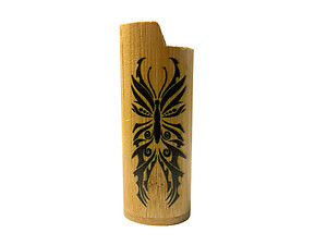 Wood Print Design Lighter Case Cover Holder Fits Bic Lighters