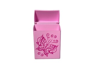 Butterfly Colorful & Fun Silicone Cigarette Case Fits Kings