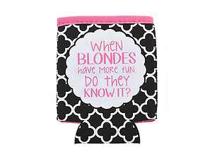 When Blondes Have More Fun Neoprene Coozie