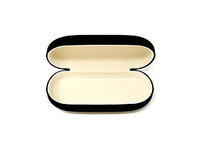 Black Slim Hard Sunglasses / Eyeglasses Case