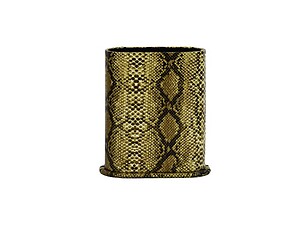 Tan Snakeskin Design Desktop Eyeglass Holder