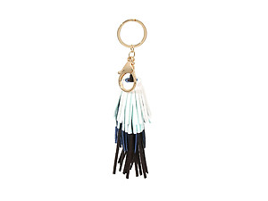 Leather Tassel Keychains