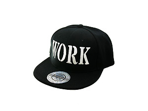 Work Black Celebrity Style Snapback Hat Cap for Men and Women