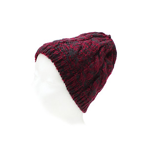 Red Unisex Thick Winter Knit Beanie Hat Cap Headgear