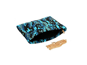 Camouflage Faux Leather Fashion Clutch Bag