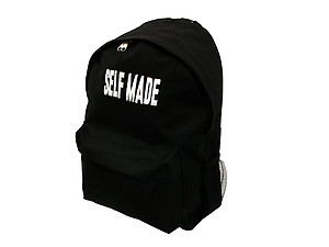 Black Backpack Brand Word Series ~ SELF MADE ~ Urban Glam