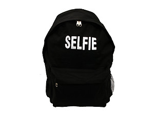 Black Backpack Brand Word Series ~ SELFIE ~ Urban Glam