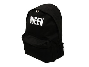 Black Backpack Brand Word Series ~ QUEEN ~ Urban Glam