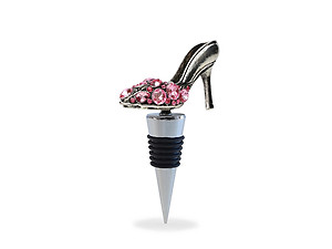 Metal High Heel Shoe Wine Stopper