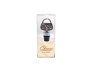 Metal Purse Wine Stopper