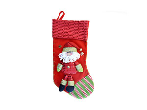 Santa Classic Red Christmas Stocking