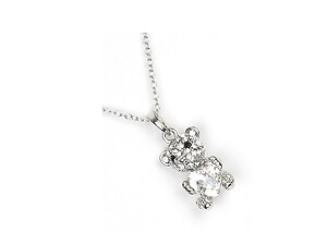 Love Teddy Bear Pendant Necklace