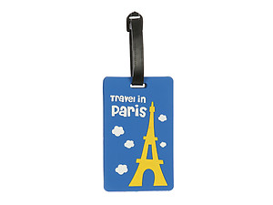 Travel in Paris ~ Travel Suitcase ID Luggage Tag and Suitcase Label