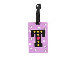 'T' initial ~ Travel Suitcase ID Luggage Tag and Suitcase Label