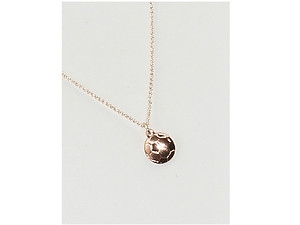 Soccer Ball Matte Finish Metal Charm Sports Themed Necklace