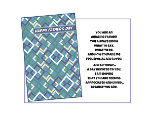 A Day Devoted To You ~ Father's Day Card