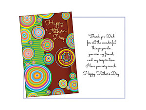 My Friend & My Inspiration ~ Father's Day Card