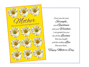 All The Lessons ~ Mother's Day Card
