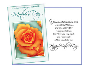 A Wonderful Mother ~ Mother's Day Card