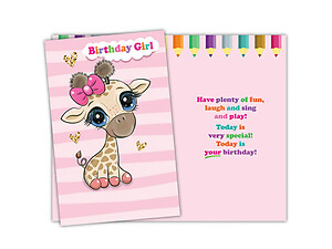 Laugh And Sing ~ Happy Birthday Card