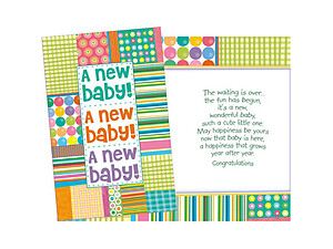 The Waiting Is Over ~ New Baby Card
