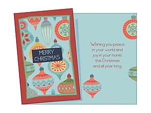 Joy In Your Home ~ 6 Pack Holiday Greeting Cards
