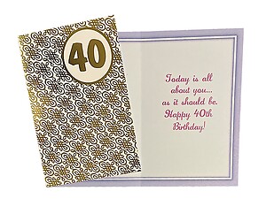 All About You ~ Birthday Card ~ Single Greeting Card w/ Envelope