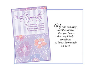 Feel The Sorrow ~ Sympathy Card