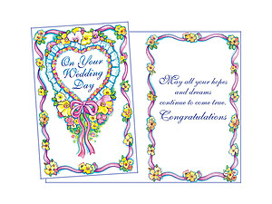 Hopes And Dreams ~ Wedding Day Card