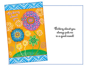 A Good Mood ~ Thinking Of You Card