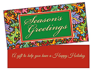 A Gift To Help ~ Christmas Holiday Gift Card or Money Holder