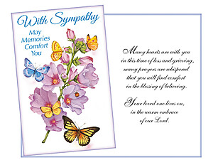 Memories That You Carry ~ Sympathy Card