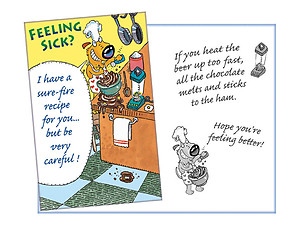 A Sure-Fire Recipe ~ Get Well Card