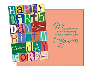 Every Happiness ~ Happy Birthday Card