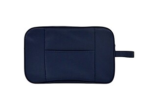 Men's Navy Accessory Zip Top Toiletry Travel Bag