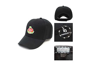 World's Best Teacher Black Embroidered Baseball Hat Cap w/ Adjustable Closure