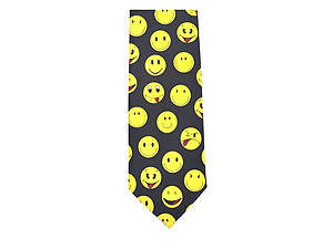 Smiley Faces Novelty Tie